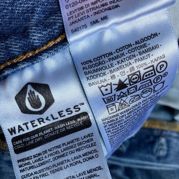 Original Blue Denim Levi’s 501 Button Fly Jeans 29x30 - Picture 6 of 9